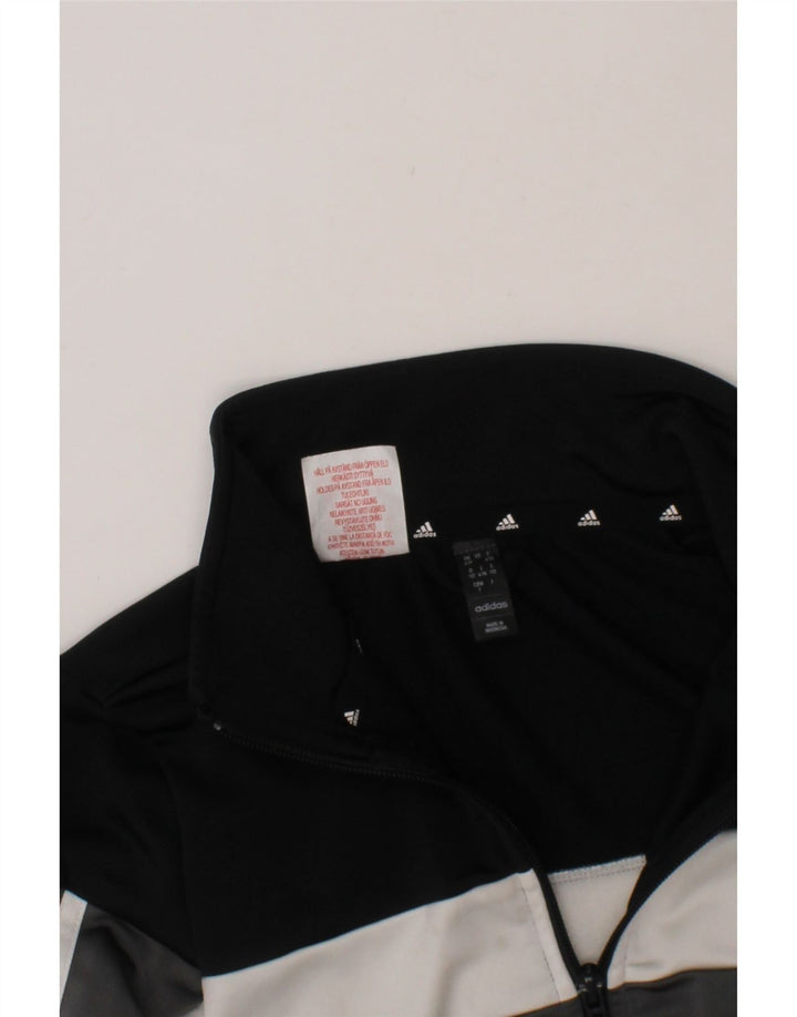 ADIDAS Boys Tracksuit Top Jacket 6-7 Years Multicoloured Colourblock Vintage Adidas and Second-Hand Adidas from Messina Hembry 