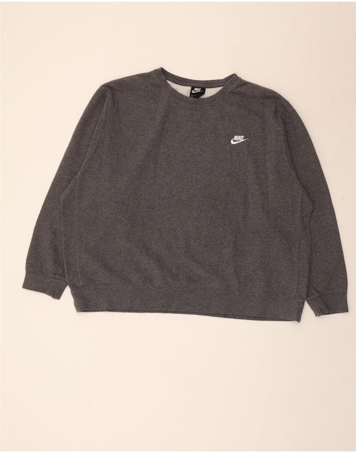 Nike Dame Loose Fit Sweatshirt Jumper UK 20 2XL Grå