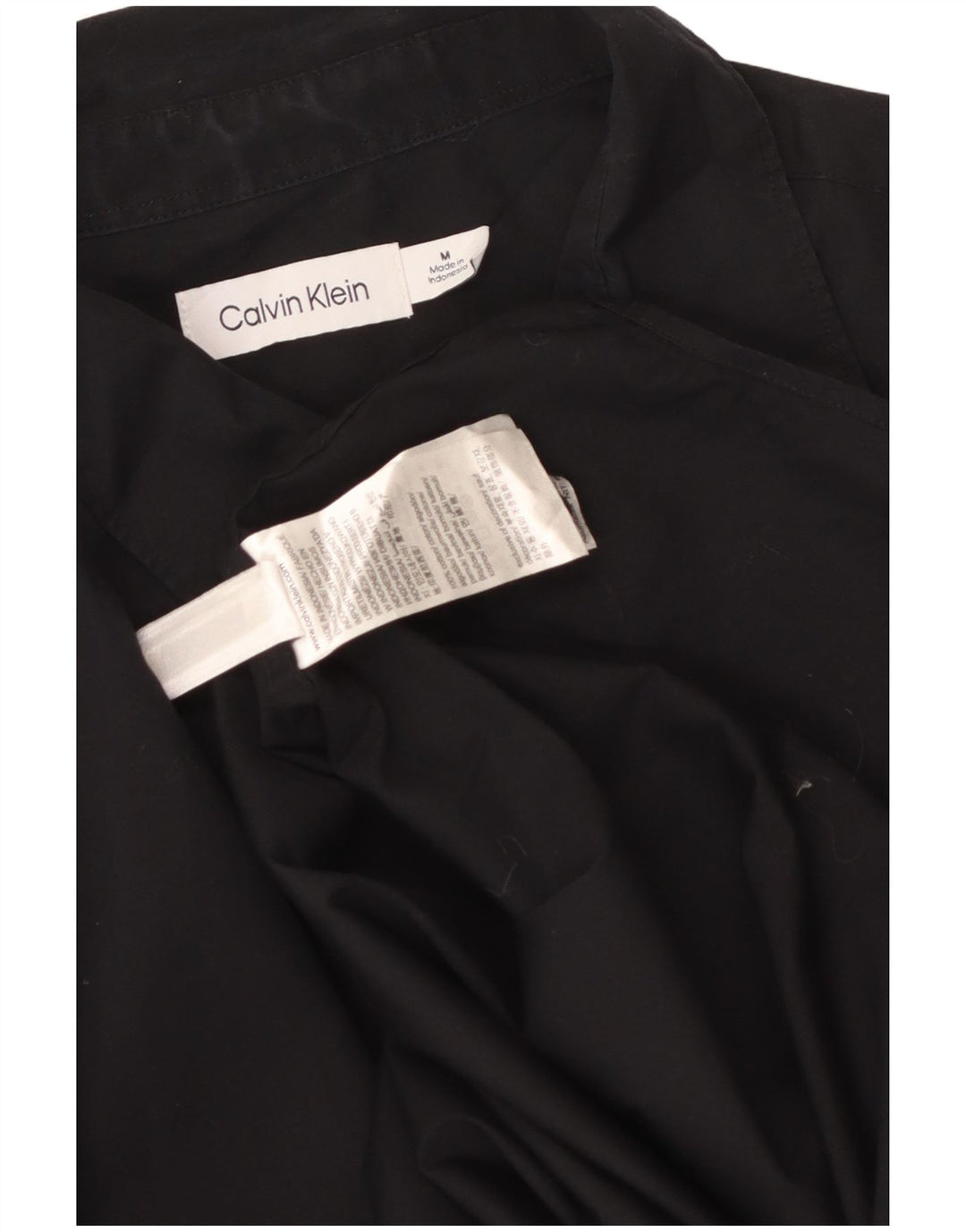 CALVIN KLEIN Herreskjorte Medium Sort Bomuld