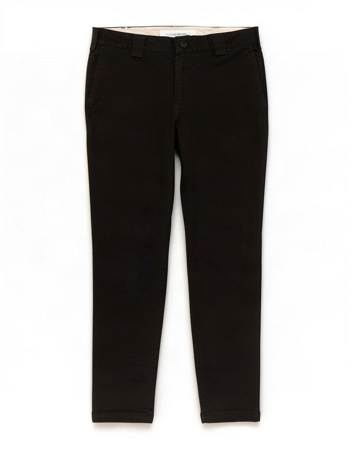 Dickies Straight Chino-bukser til mænd W34 L32 Sort polyester