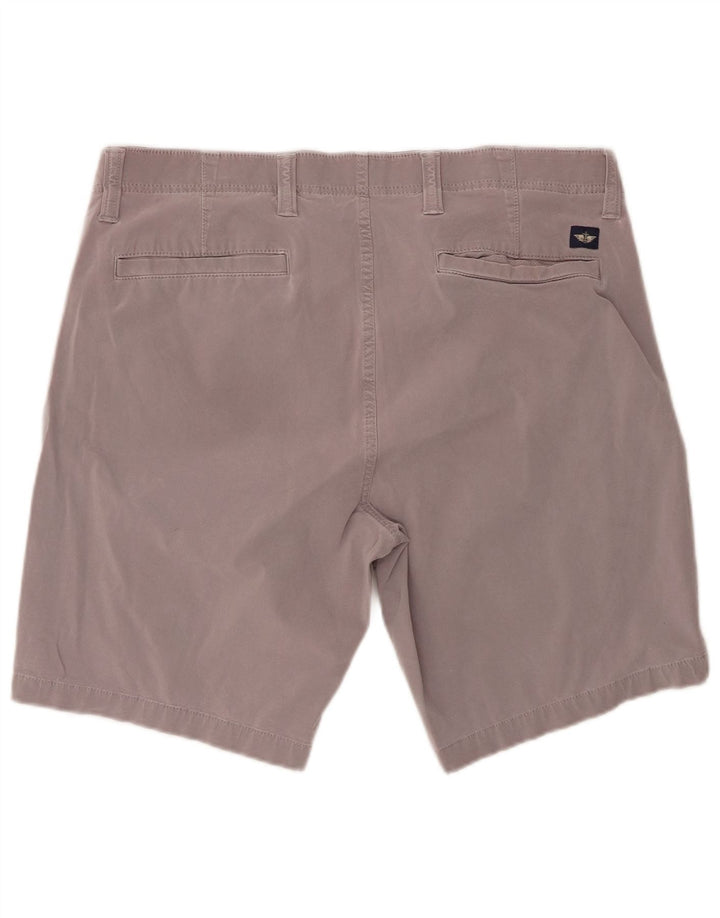 DOCKERS Chino Shorts til mænd W38 XL Grå Bomuld