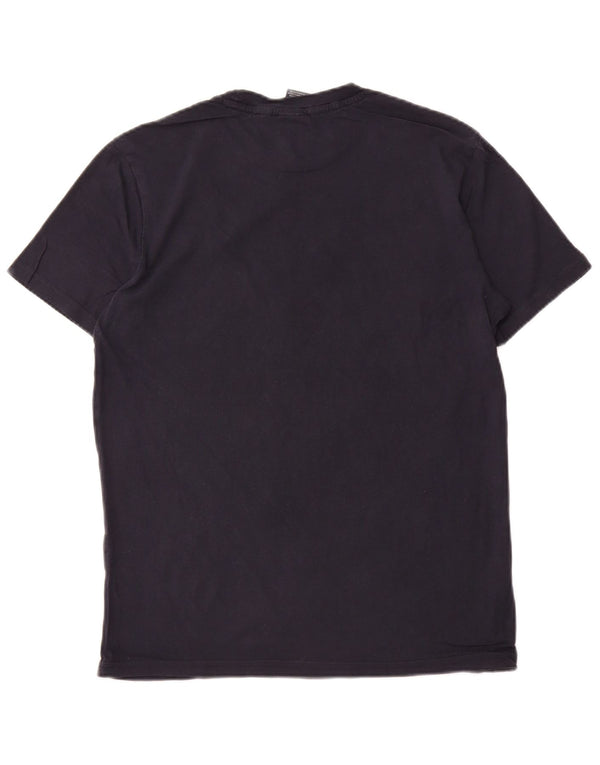 CHAMPION Mens Graphic T-Shirt Top Medium Navy Blue