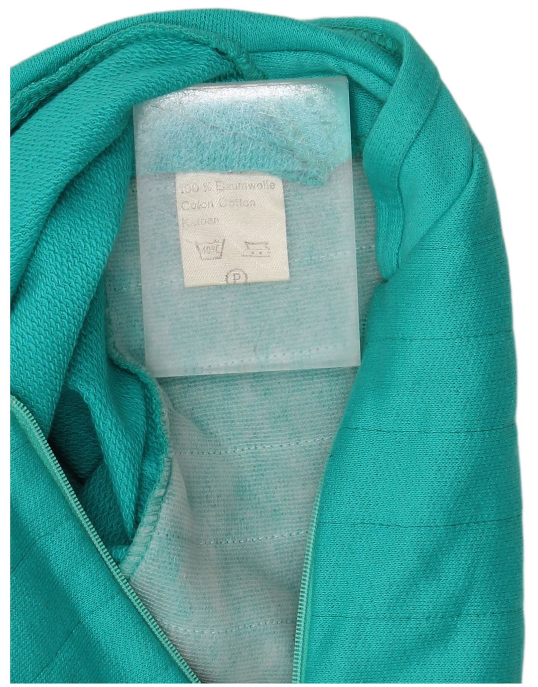 GLOBE TROTTER Sweatshirt med lynlås til kvinder UK 14 Medium Blue Bomuld