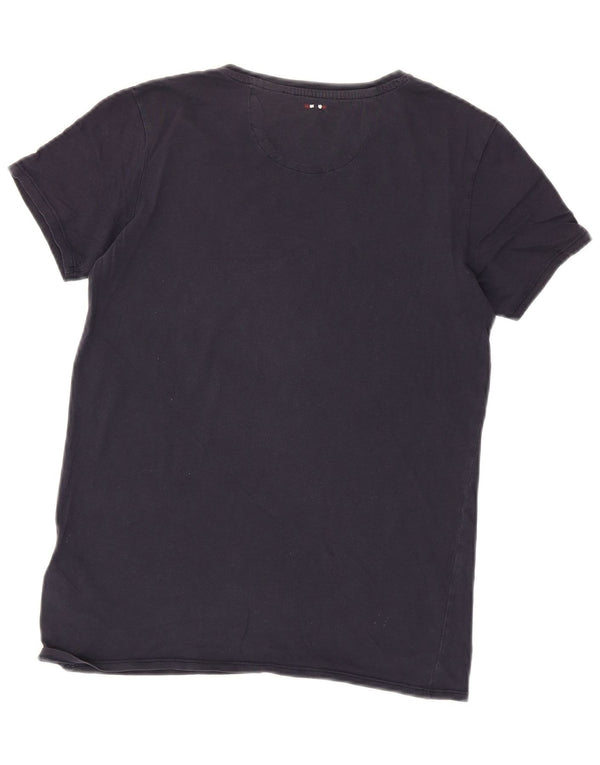 Napapijri Boys Geographic Graphic T-Shirt Top 13-14 år Marineblå Bomuld