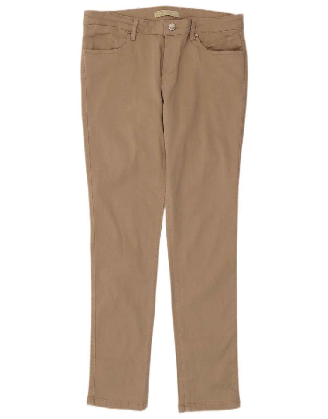 Zara Dame Slim Jeans EU 44 XL W34 L30 Beige