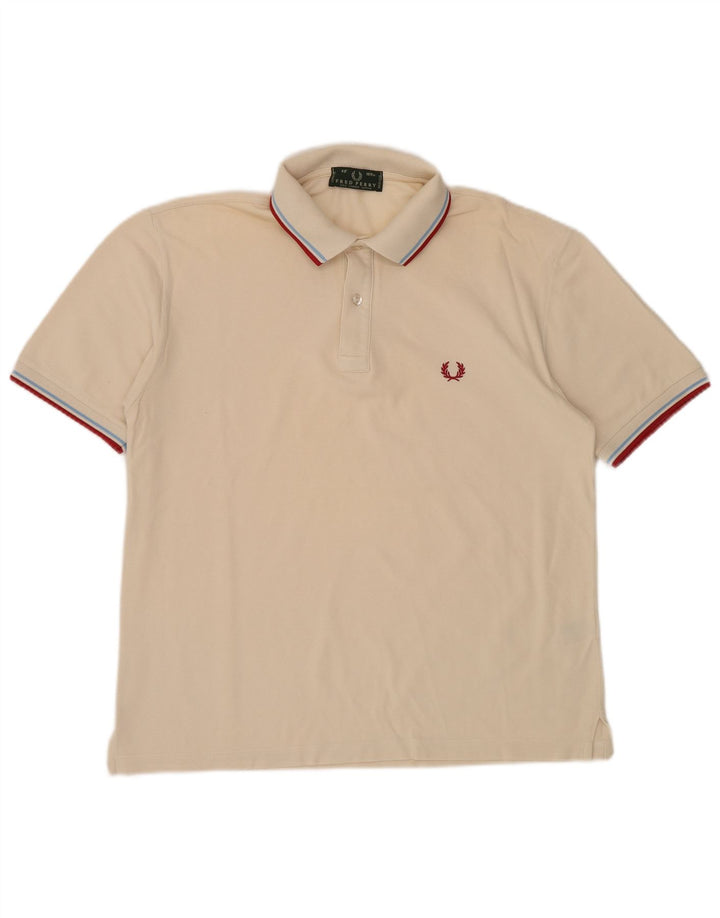 FRED PERRY Poloshirt til mænd Medium Beige Bomuld
