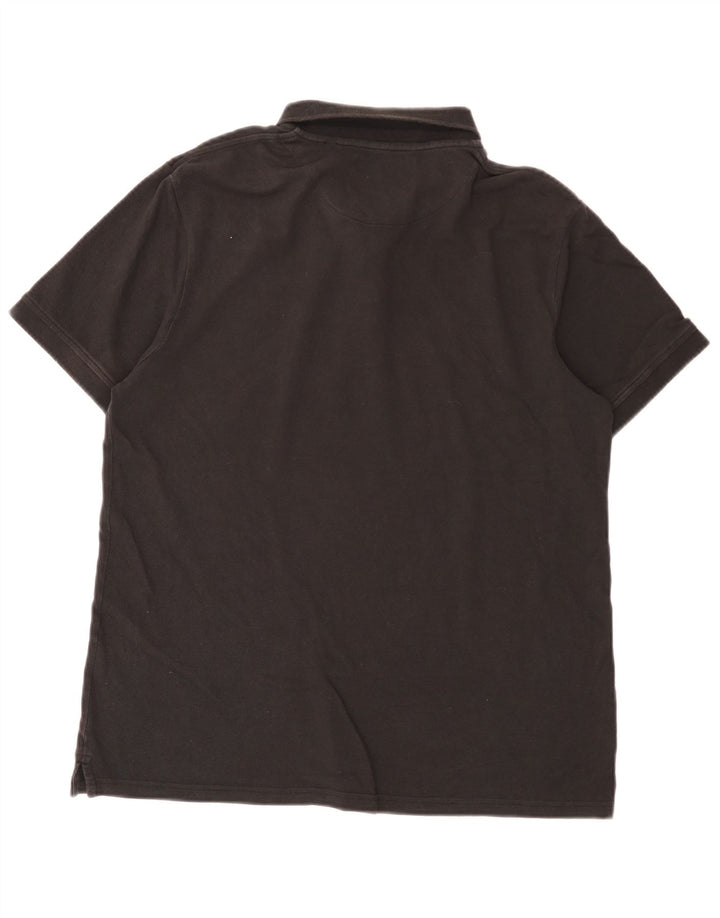 Lyle & Scott herre poloskjorte stor sort bomuld