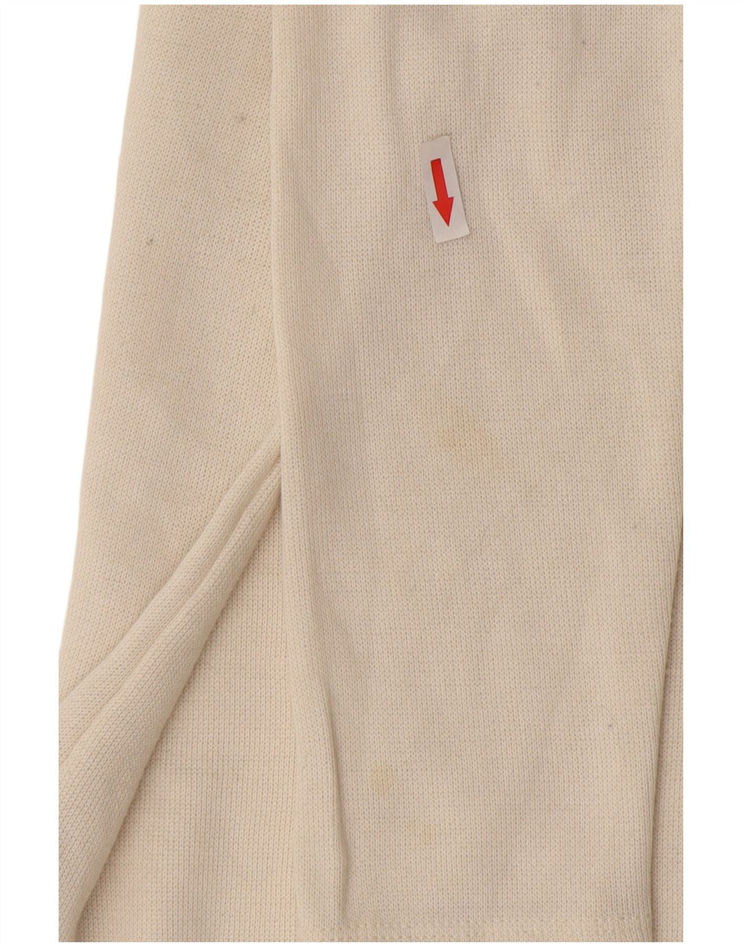Zara langærmet polotrøje til kvinder UK 14 Large Off White Polyester