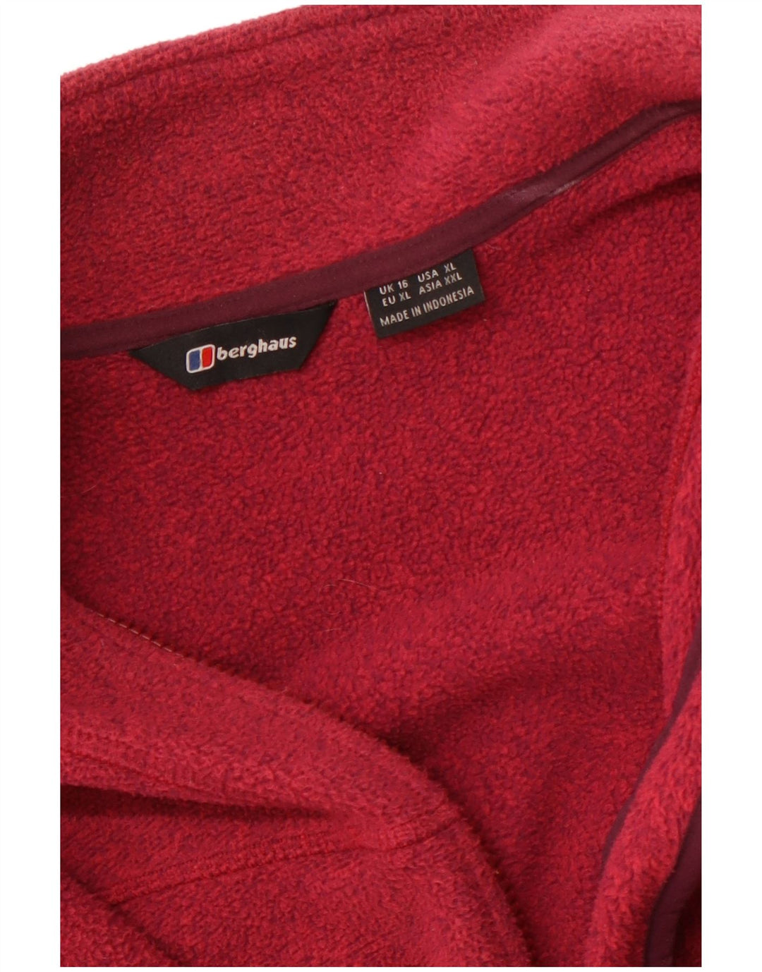 Berghaus Dame Fleecejakke UK 16 Large Burgundy