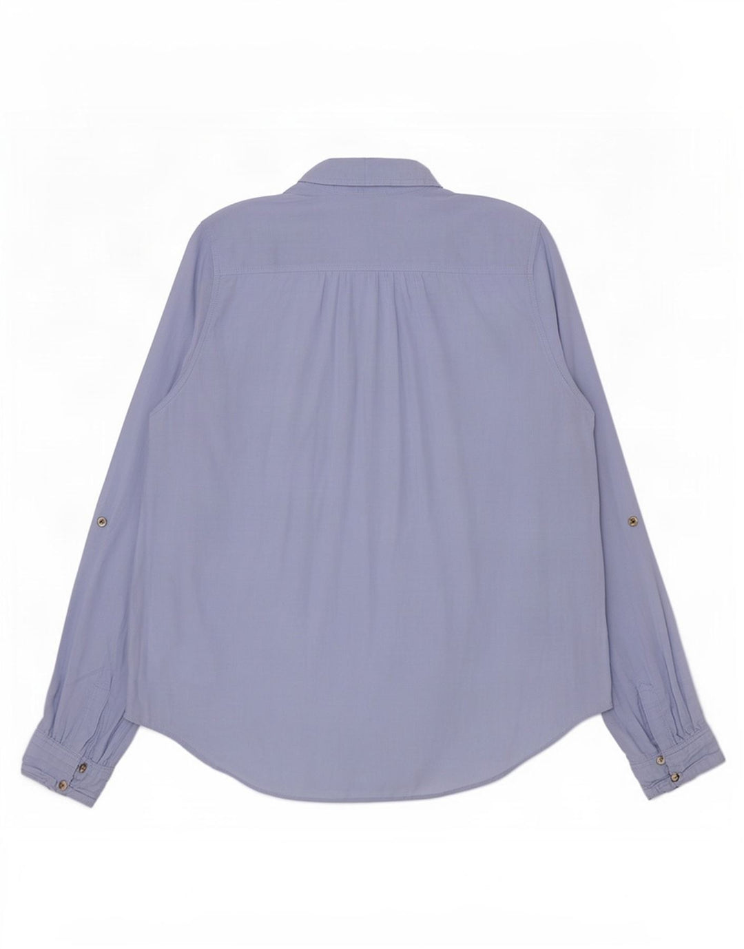 Hollister Dame Pullover Shirt UK 14 Medium Blue Cotton