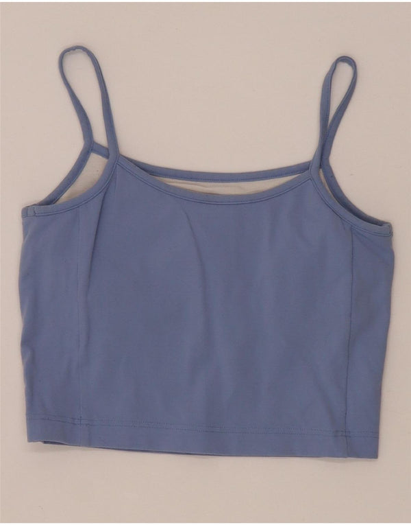 Adidas Womens Sleeveless Sport Bra Top UK 4 XS Blue