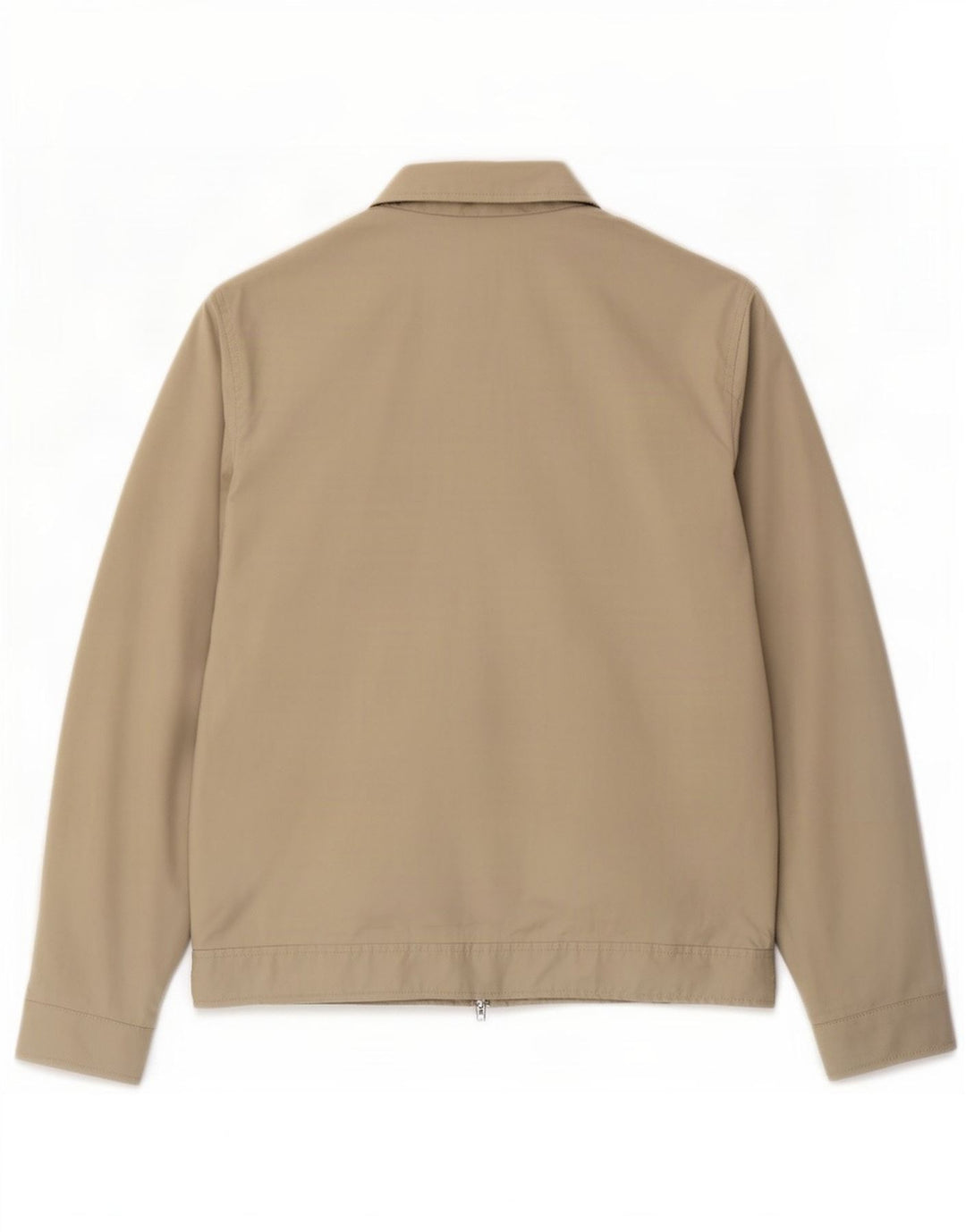Marks & Spencer Herre Autograph Bomber Jacket UK 36 Small Beige Cotton
