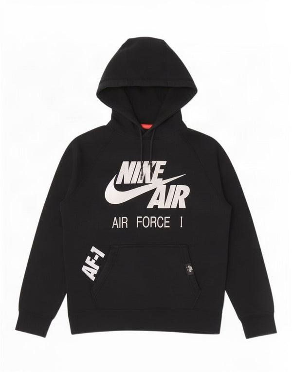 Nike grafisk hættetrøje til mænd mellem sort bomuld