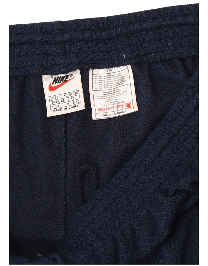 Nike træningsdragt bukser til mænd XL marineblå polyester