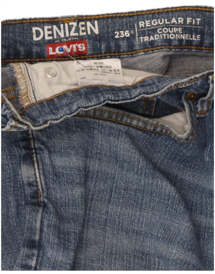 Levi's Dame Denizen Regular Fit Straight Jeans W34 L30 Blå
