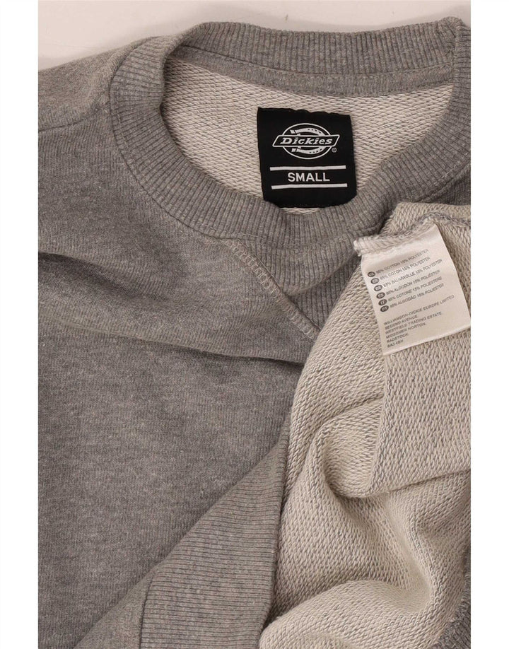 Dickies Herre Sweatshirt Jumper Lille Grå Bomuld