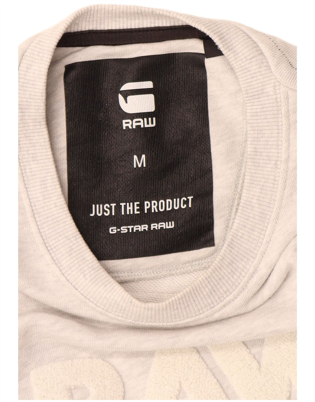 G-Star Herre Grafisk Sweatshirt Jumper Medium Grey Flecked