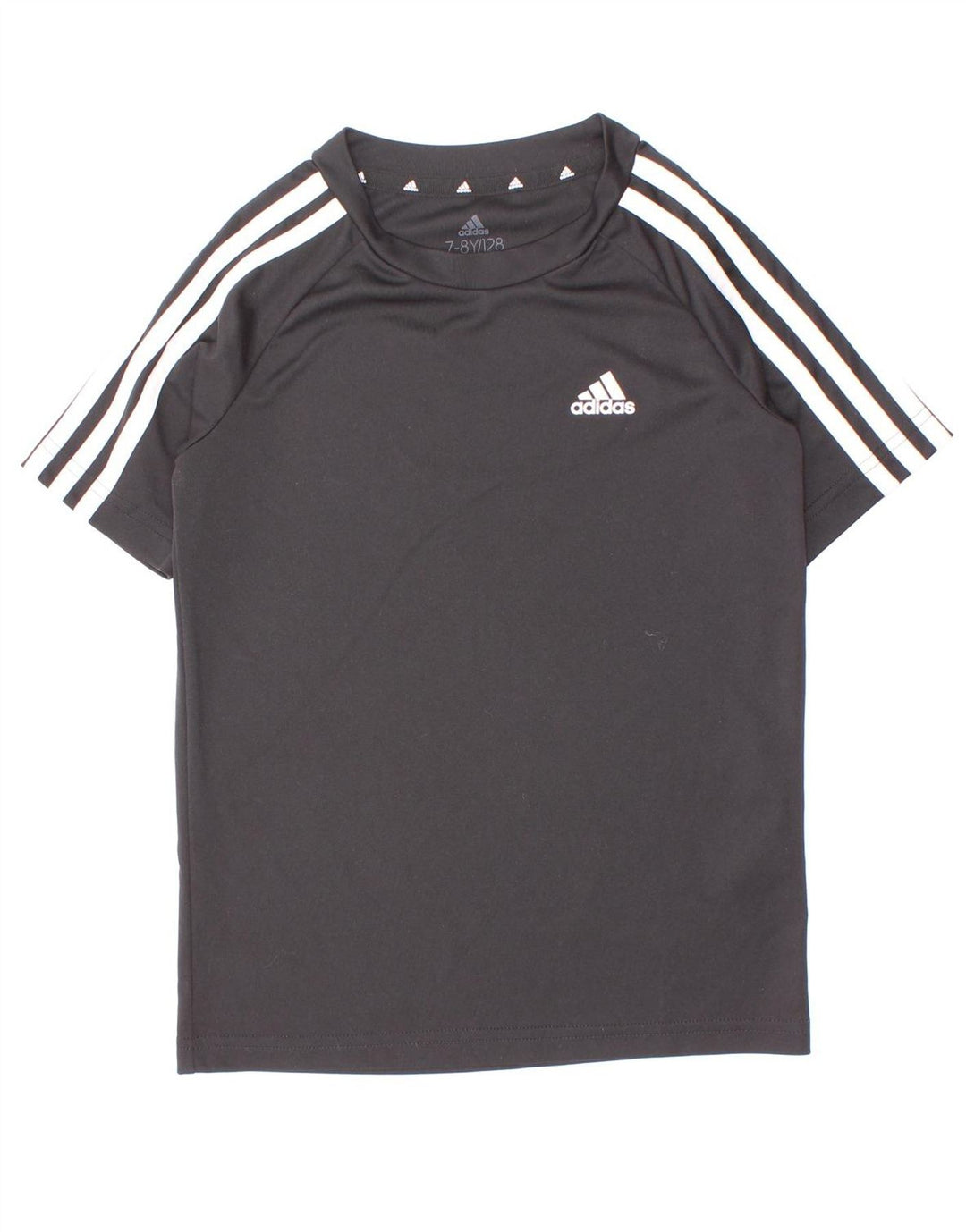Adidas Boys Aeroready T-Shirt Top 7-8 år Sort Polyester
