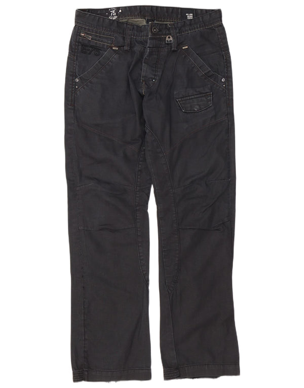 Jack & Jones Straight Jeans til mænd W34 L34 Sort bomuld