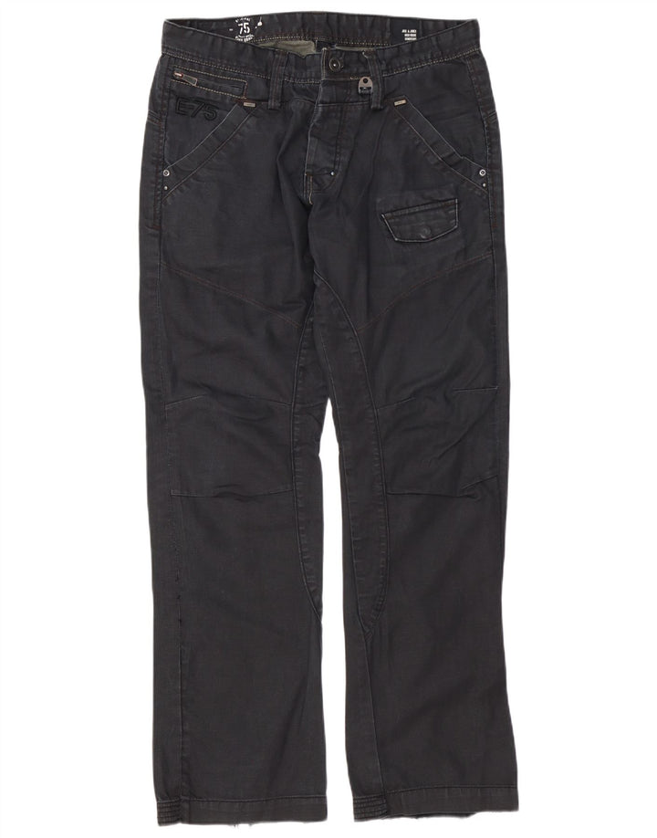 Jack & Jones Straight Jeans til mænd W34 L34 Sort bomuld