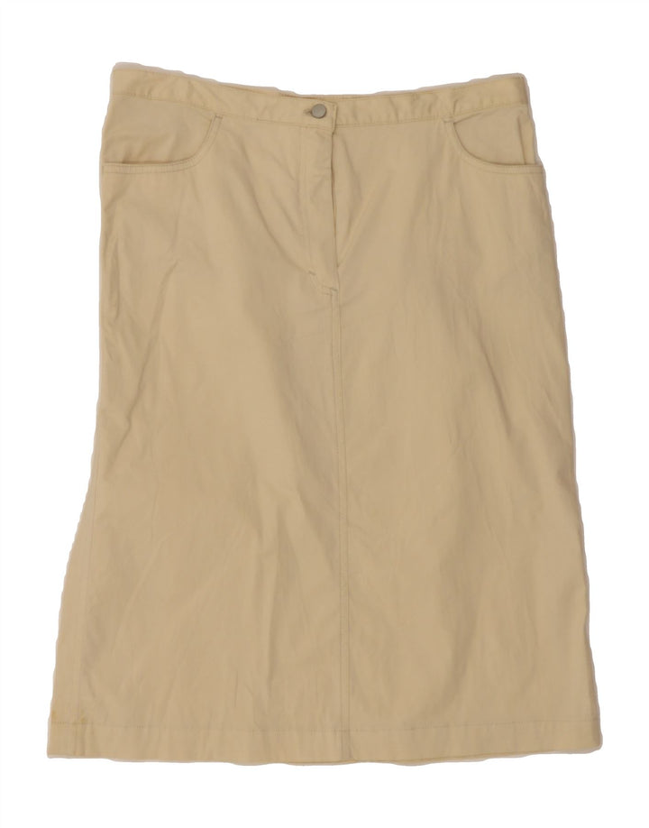TRUSSARDI Womens A-Line Skirt W34 Large Beige Vintage Trussardi and Second-Hand Trussardi from Messina Hembry 