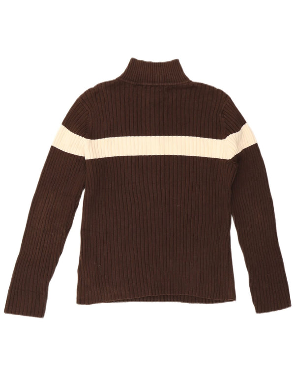 TOMMY HILFIGER sweater med knaphals til kvinder UK 18 XL Brun