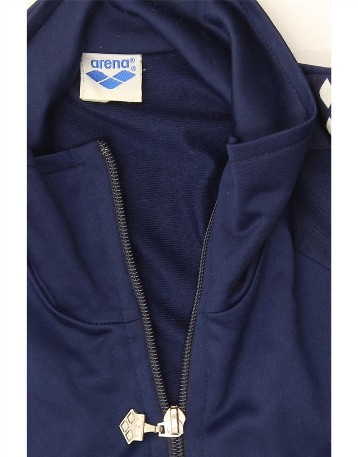 Arena Herre grafisk træningsdragt Topjakke XL Marineblå Colourblock Polyester