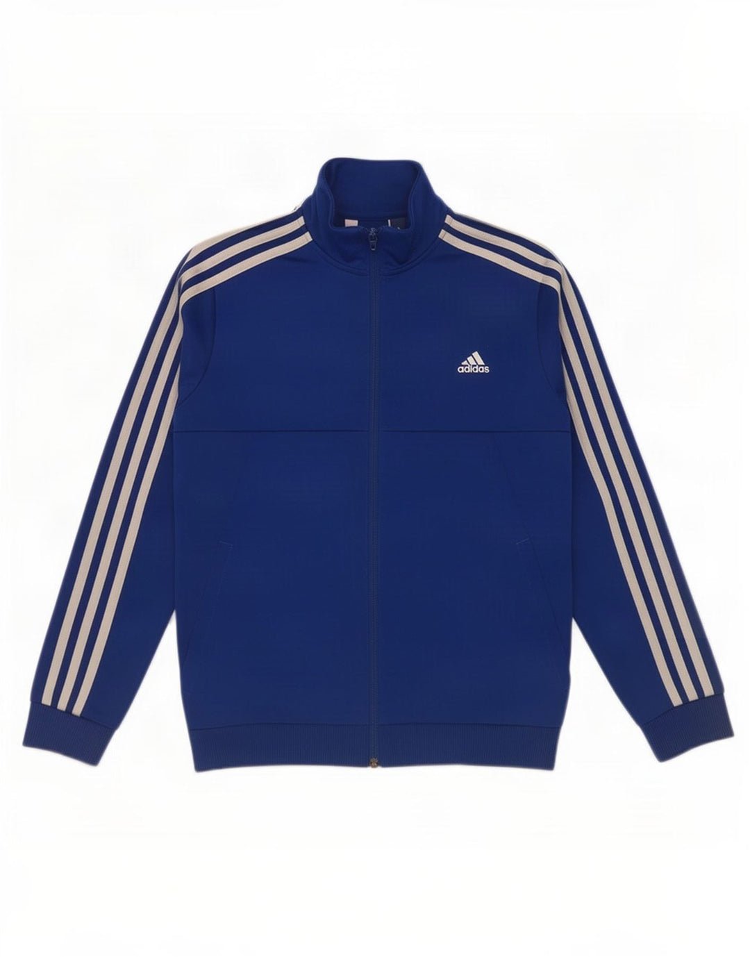 Adidas Drenge Træningsdragt Topjakke 11-12 År Blå Polyester
