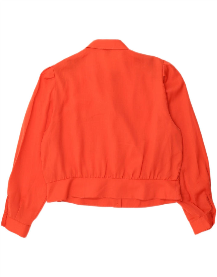 FRANKENWALDER Womens Crop Shirt Blouse EU 46 XL Red Polyester Vintage Frankenwalder and Second-Hand Frankenwalder from Messina Hembry 