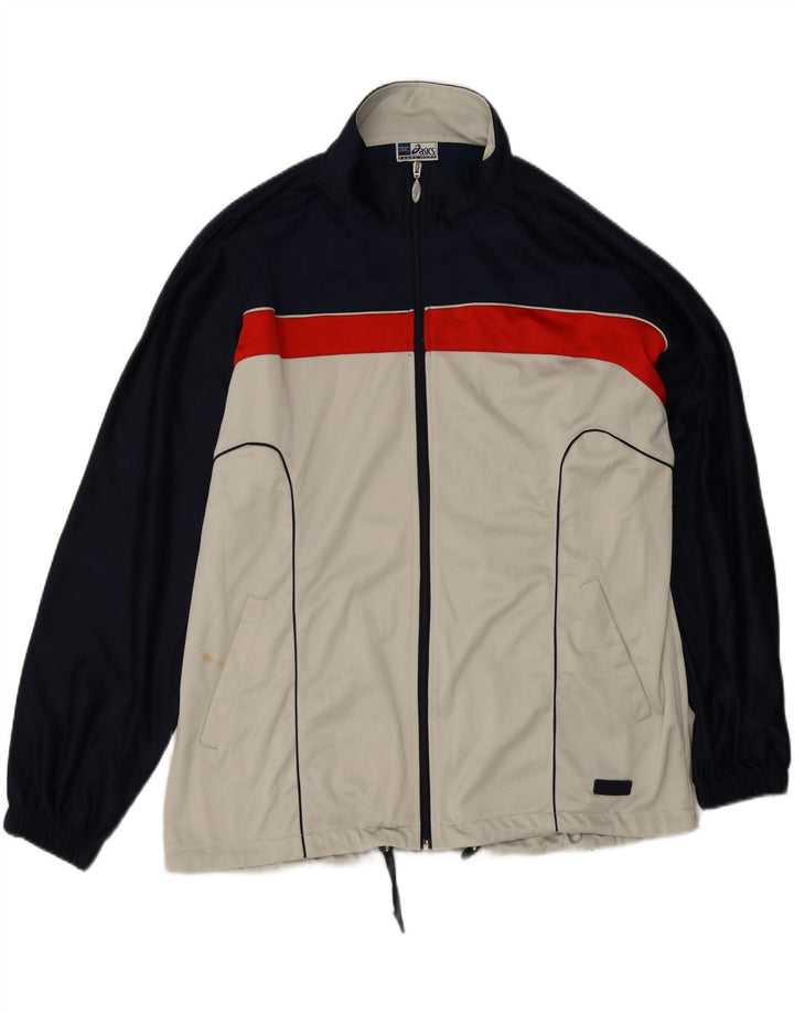 Asics Træningsdragt til mænd Topjakke 2XL Grå Colourblock Polyester