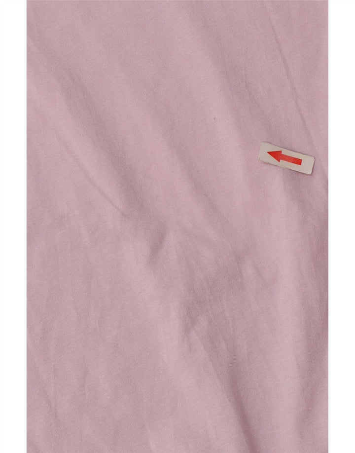 Puma T-Shirt Top UK 12 Medium Pink Colourblock