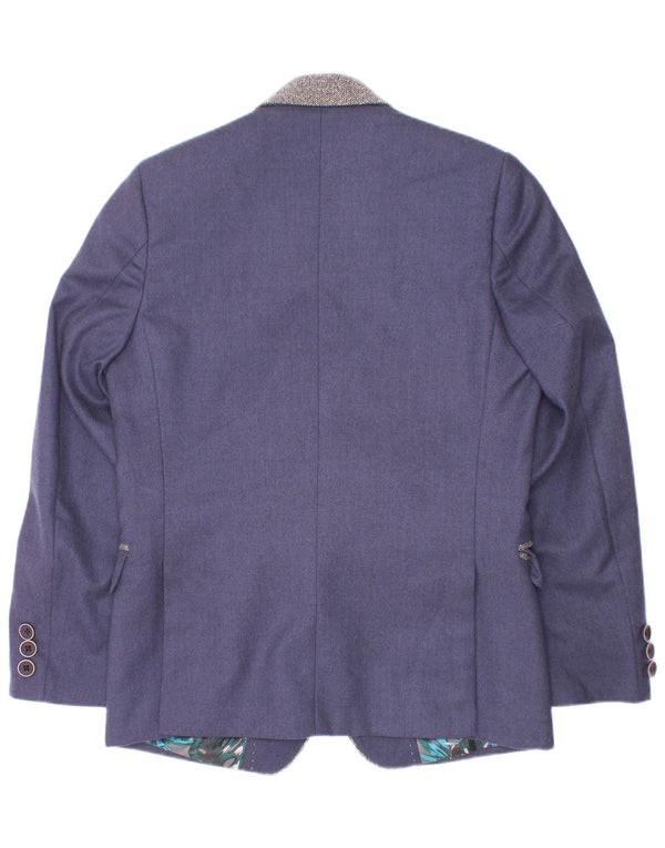 JP 1880 drenge 2-knaps blazerjakke 4-5 år marineblå polyester