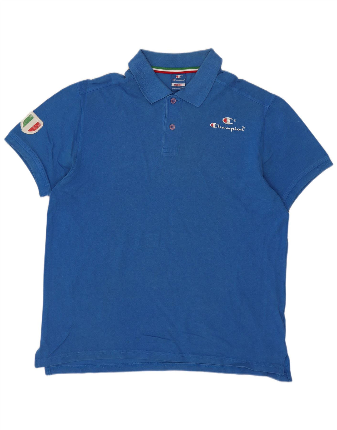 Champion herre poloshirt mellemblå bomuld