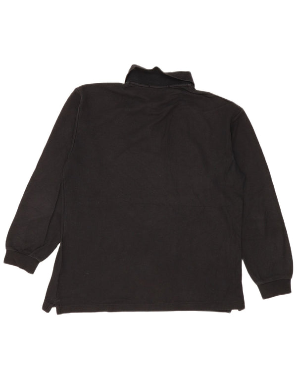 Fila Langærmet Polo Shirt til mænd IT 50 Medium Sort Bomuld