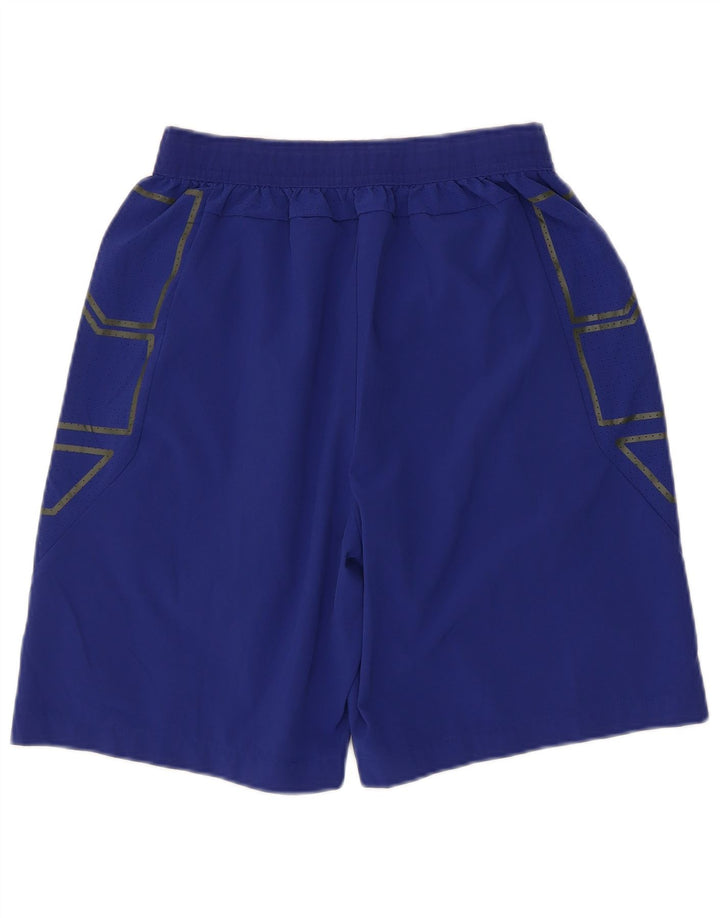 Nike grafiske sportsshorts til mænd mellemblå polyester