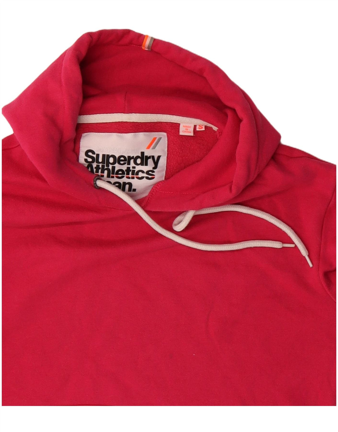 Superdry hættetrøje til kvinder i overstørrelse UK 10 Small Pink Bomuld