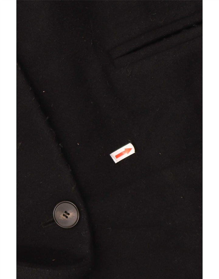 Marks & Spencer Dame Overfrakke UK 20 2XL Sort Polyester