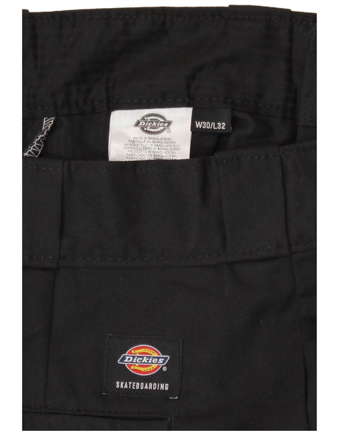 Dickies Herre Straight Cargo Bukser W30 L32 Sort Polyester