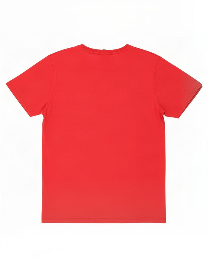 Ellesse Herre Grafisk T-Shirt Top Stor Rød