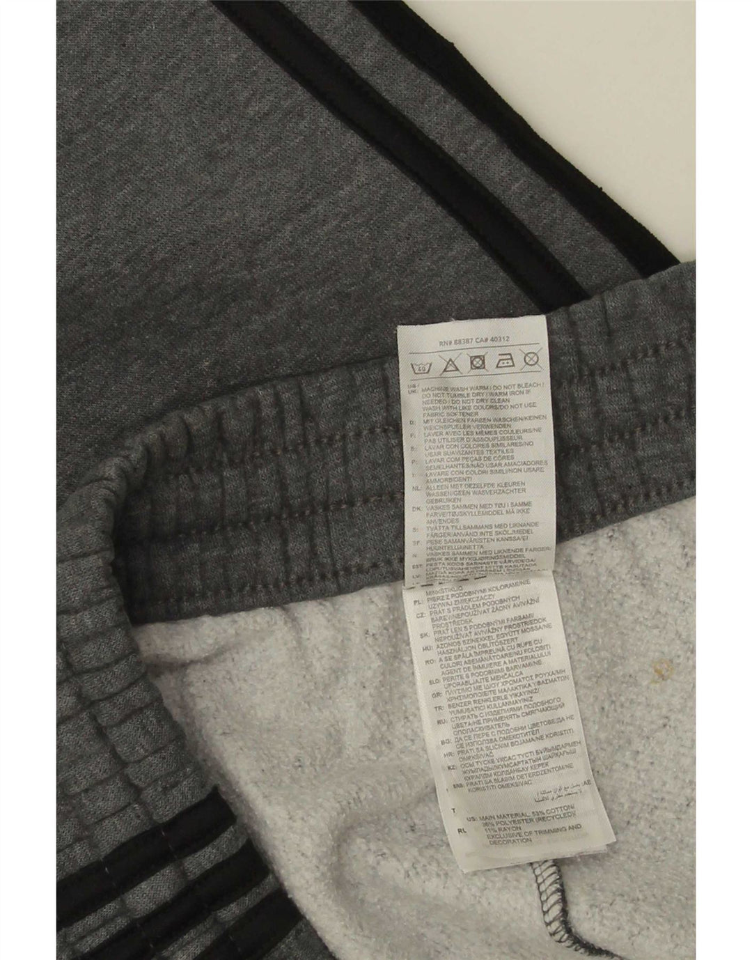 Adidas Træningsdragt til mænd Joggers Medium Grå Bomuld