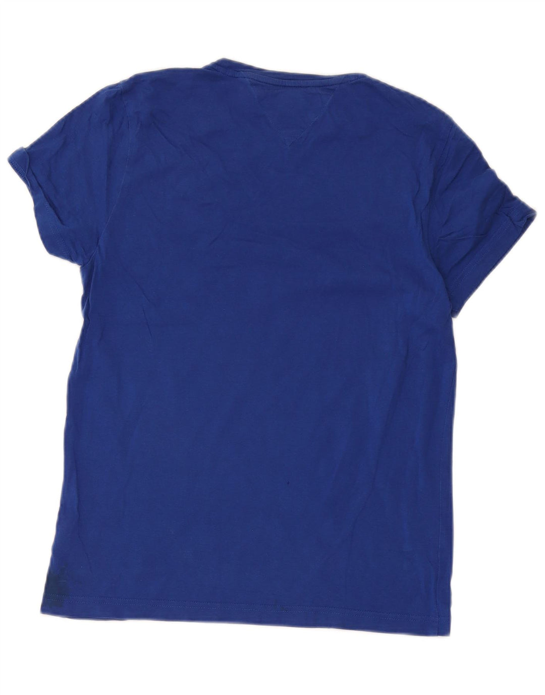 Tommy Hilfiger Herre Grafisk T-Shirt Top Lille Blå Bomuld