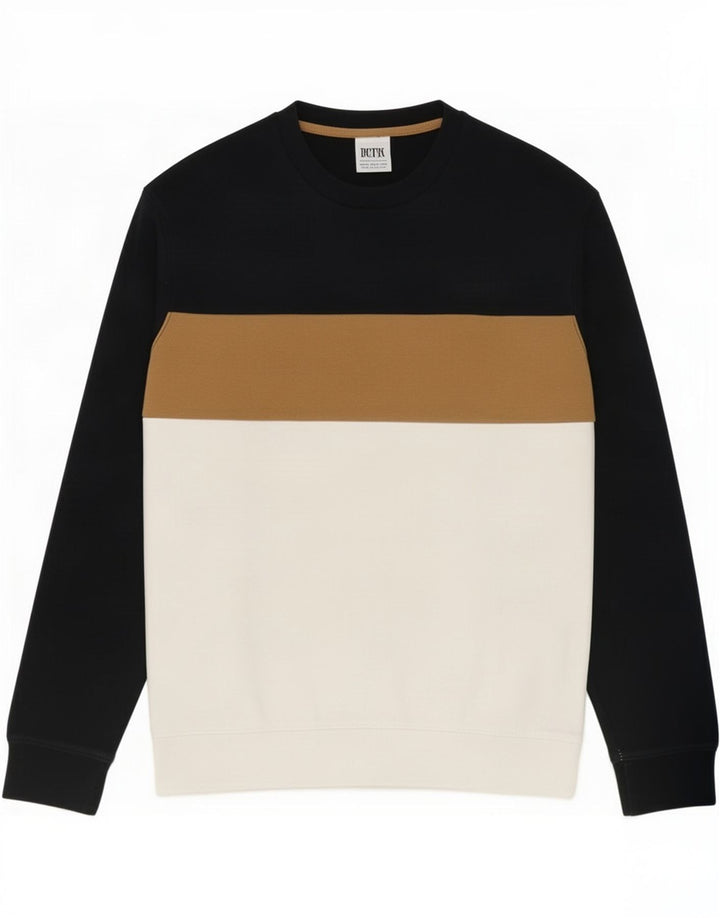 Zara Herre sweatshirt Jumper Medium Flerfarvet Colourblock