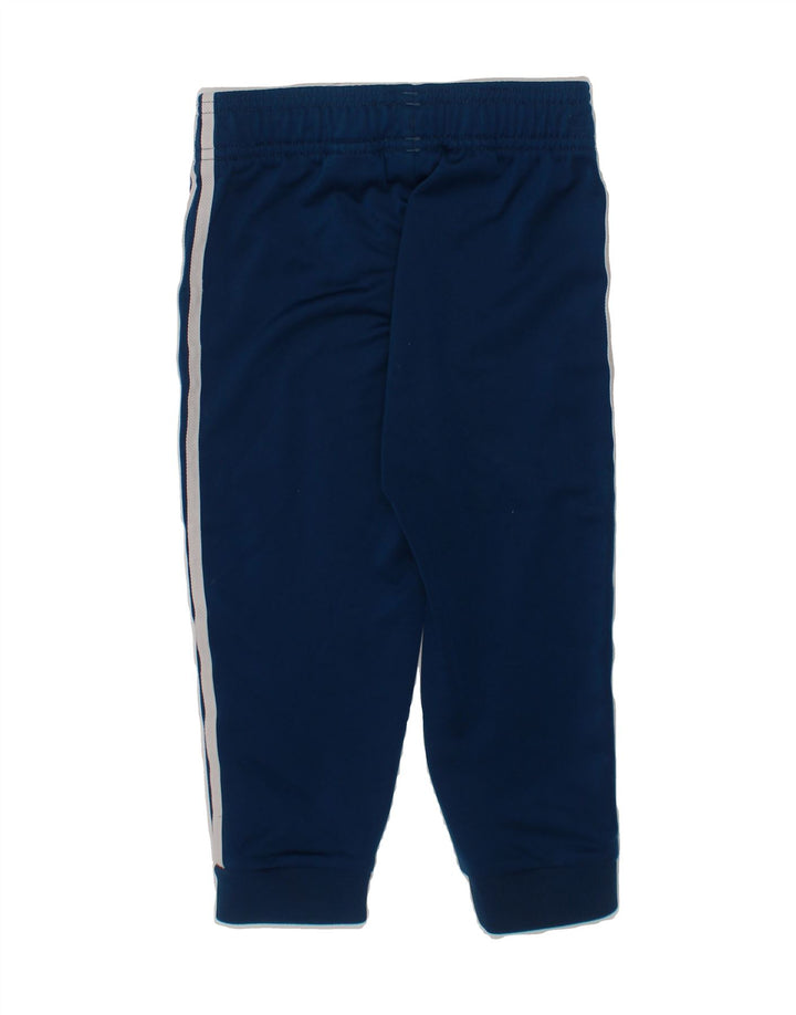 ADIDAS Boys Tracksuit Trousers Joggers 2-3 Years  Navy Blue Polyester Vintage Adidas and Second-Hand Adidas from Messina Hembry 