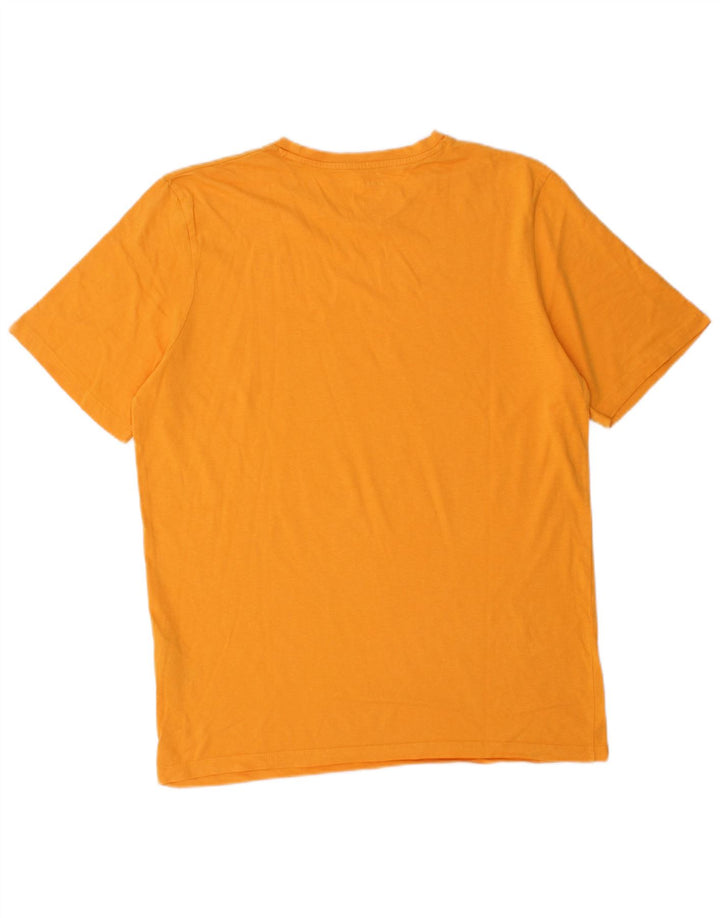 Jack & Jones Herre grafisk T-shirt Top Medium Orange Bomuld