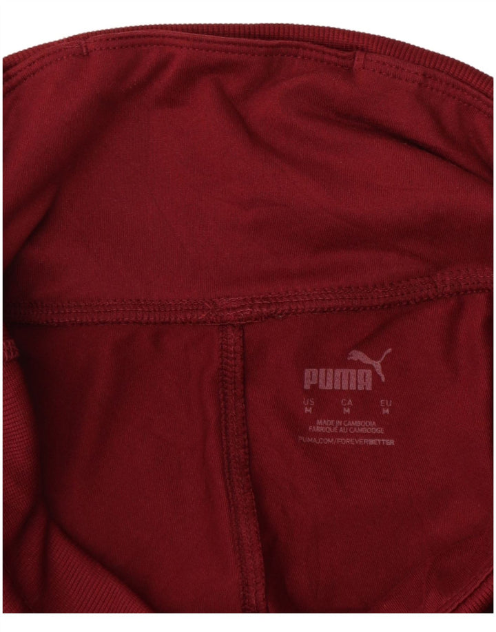 PUMA træningsdragt til kvinder Joggers UK 12 Medium Maroon Polyester