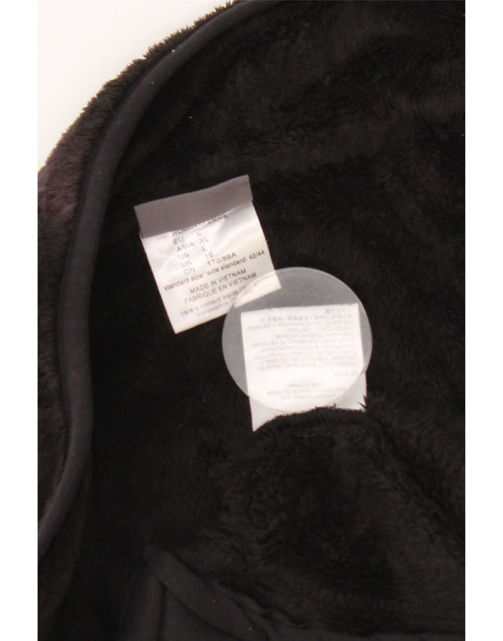 Jack Wolfskin Dame Liner Fleece Jakke UK 16 Stor Sort Polyester