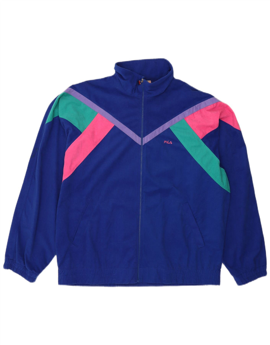Fila Træningsdragt til mænd Topjakke IT 56 XL Blå Colourblock Polyester