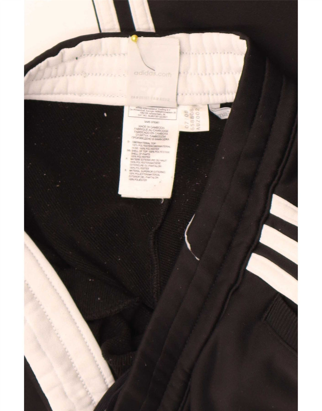 Adidas Womens Clima 365 Træningsdragt Bukser UK 8 Small Black Polyester