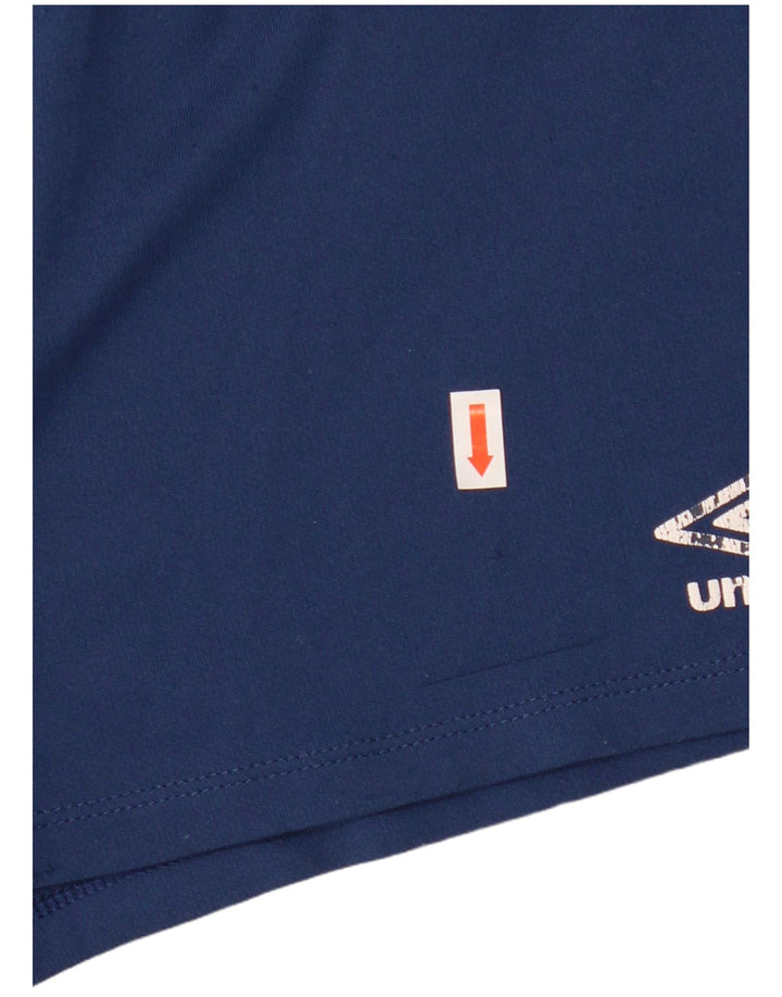 Umbro Boys Sports Shorts 11-12 År Navy Blue Polyester