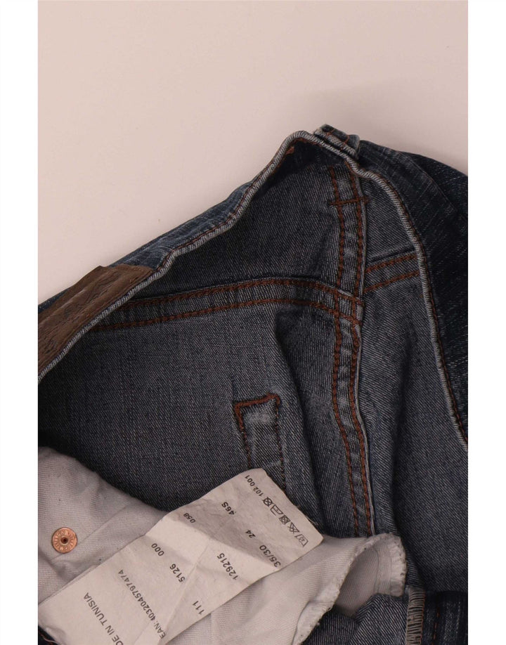 Mustang Straight Jeans til mænd W35 L30 Marineblå Bomuld